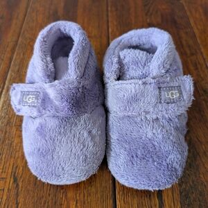 UGG Purple Fuzzy Baby Booties